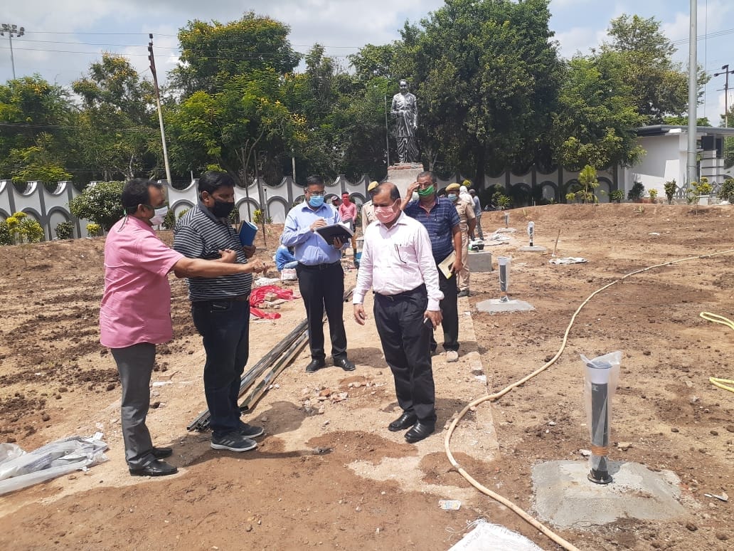 Pandit Deen dayal park and sabhagaar work complete 20