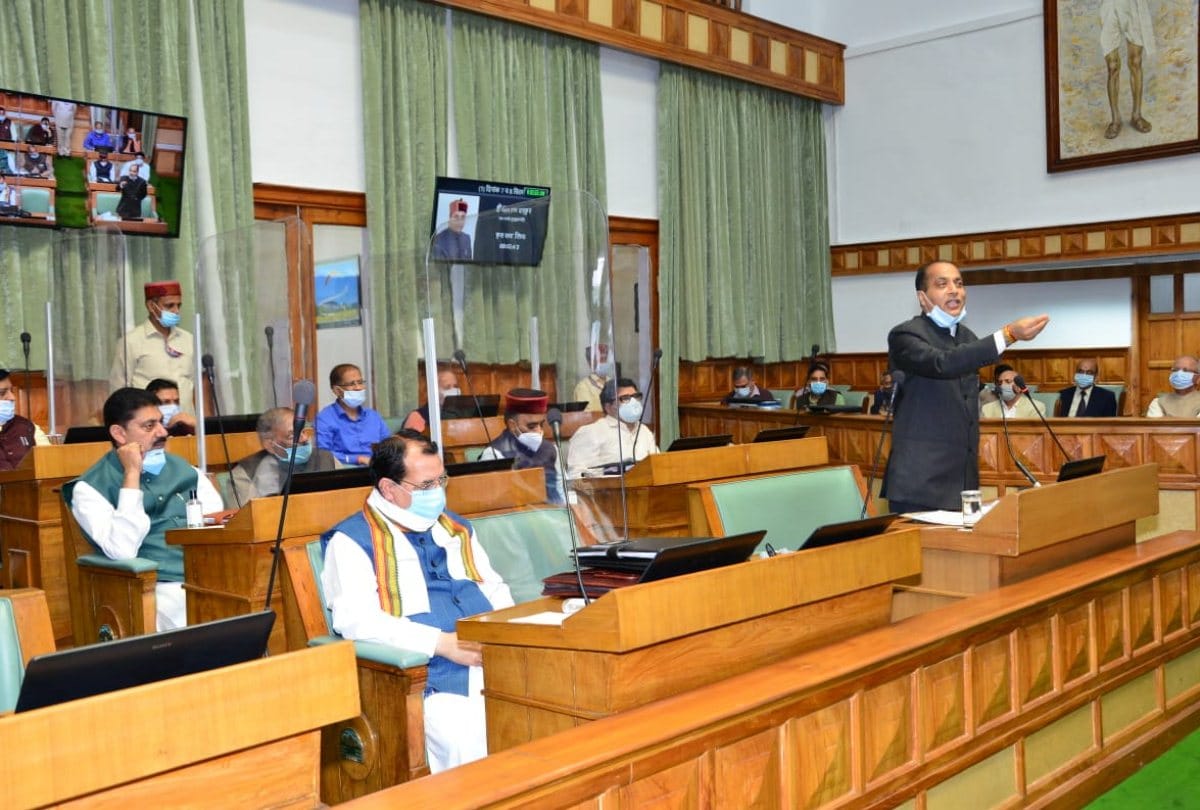 himachal vidhan sabha monsoon session opposition raise slogans