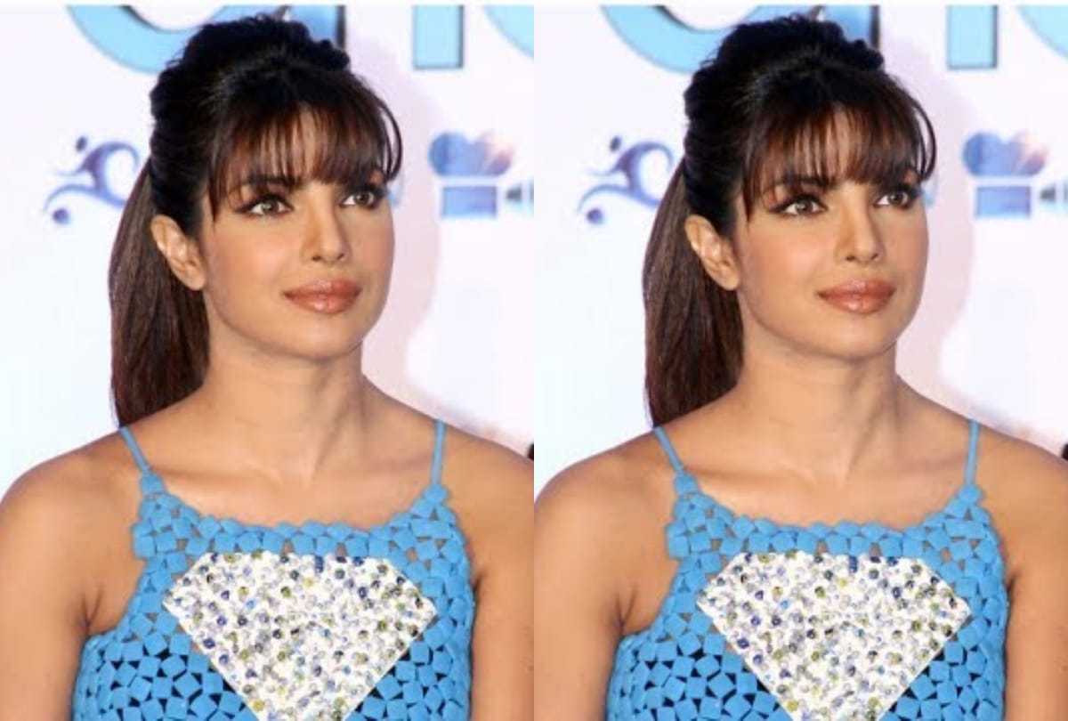 priyanka chopra shared her video looks in new hairstyle with bangs