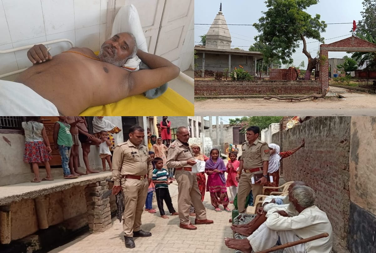 Greater noida a sadhu accuses other community people of allegedly beating him for playing temple loudspeaker many many hindu org reach police station police probe