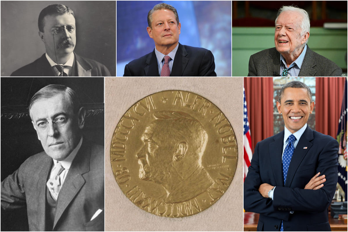 Four US Presidents and one Vice President has received the Nobel Peace Prize