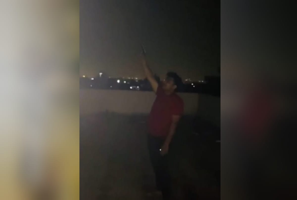 Ghaziabad property dealer son and his 5 friends fire in air on birthday party video goes viral arrested