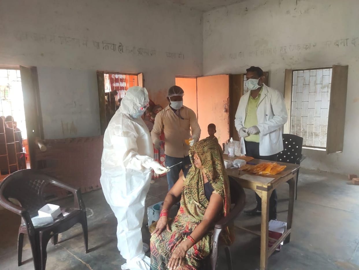 32 patients became ok and 20 met infected