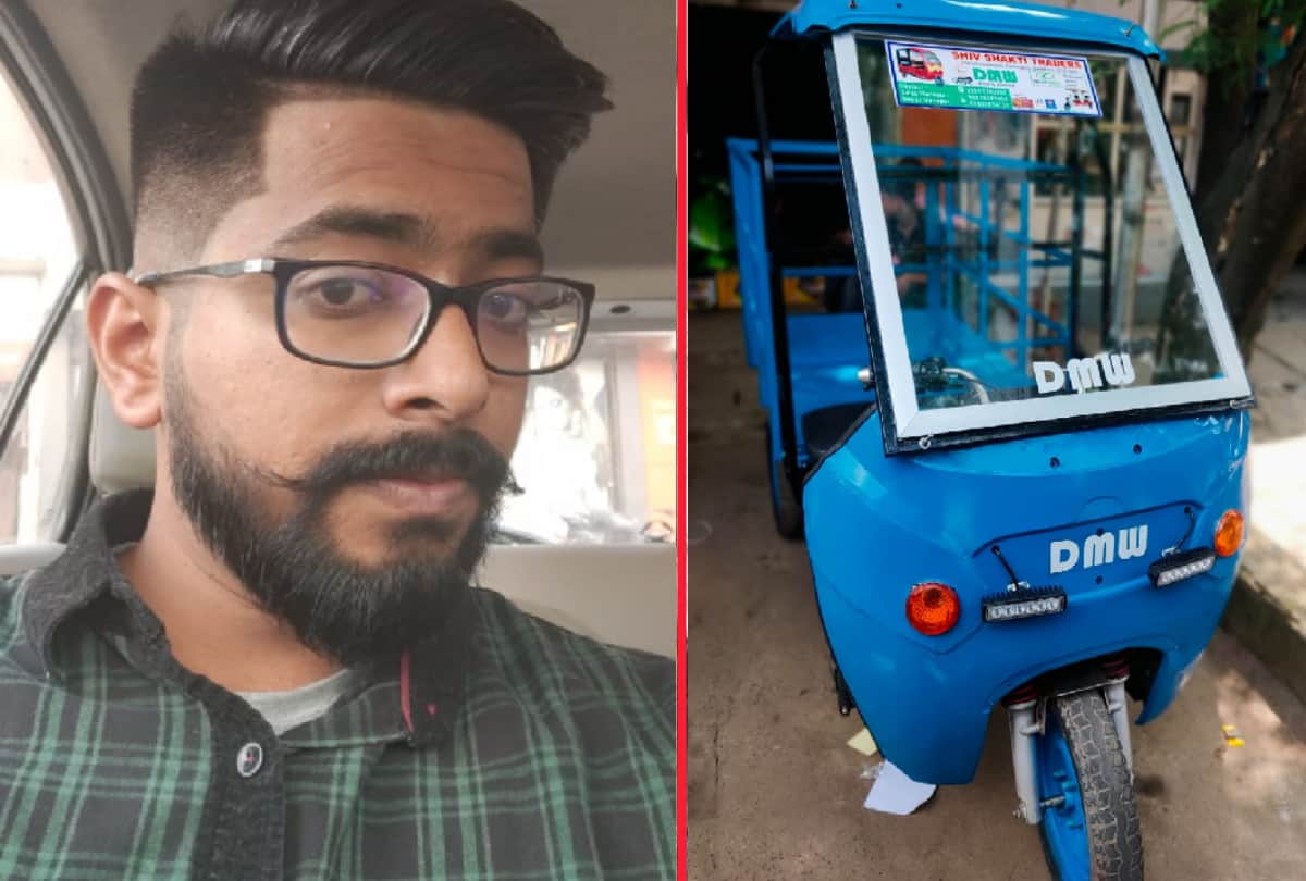 Gorakhpur UP News: Boy makes electric car from junk in gorakhpur