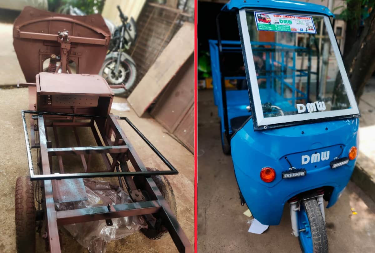 Gorakhpur UP News: Boy makes electric car from junk in gorakhpur