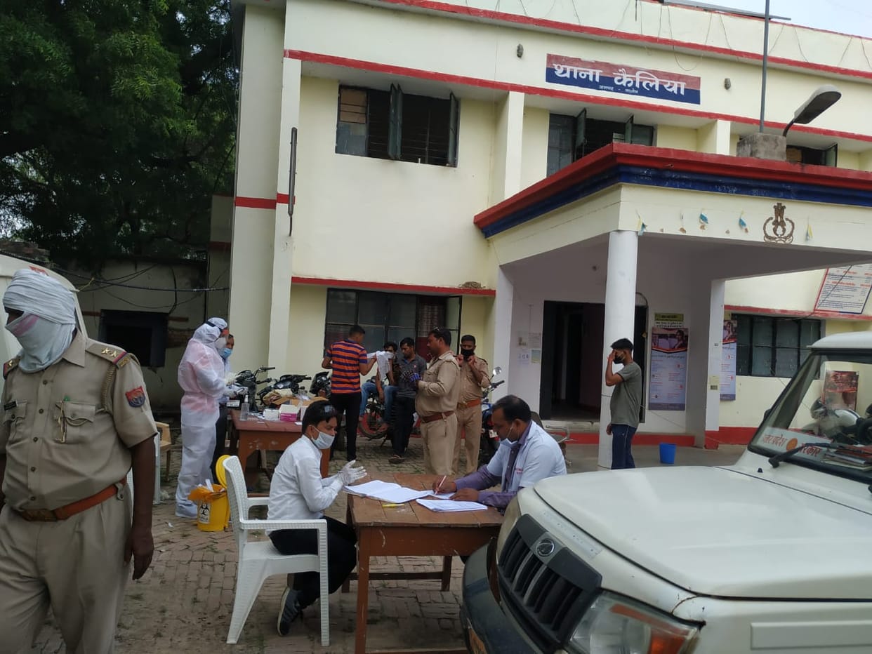 Four soldiers including Kaliya inspector turned positive in Jalaun