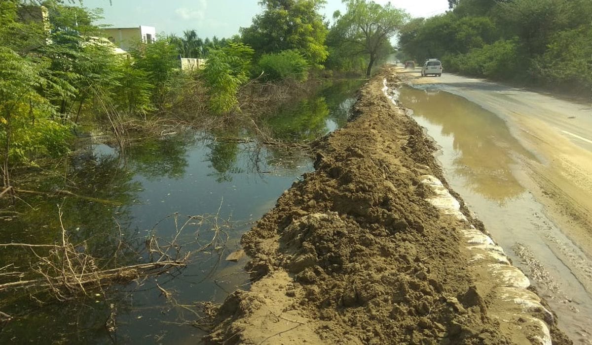 City will be submerged if dam is broken