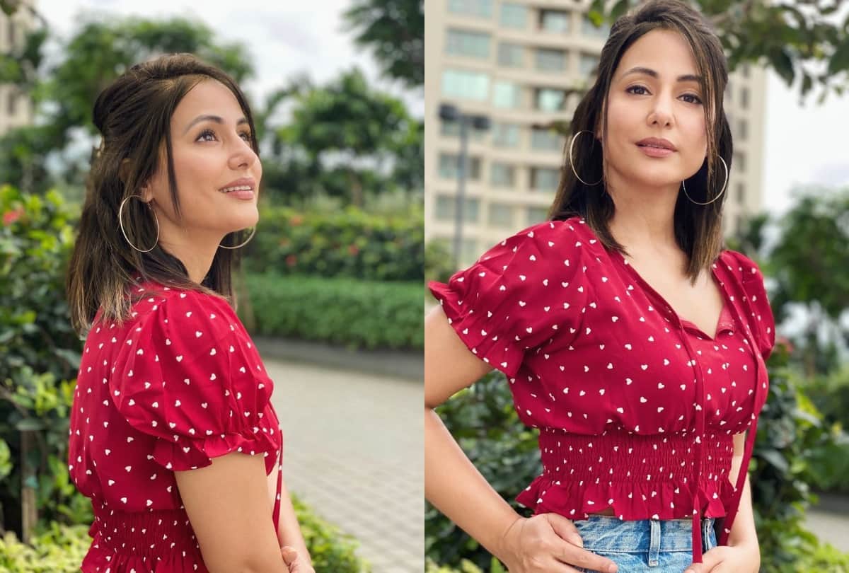 hina khan shares her pic in blue sharara with extremely gorgeous look