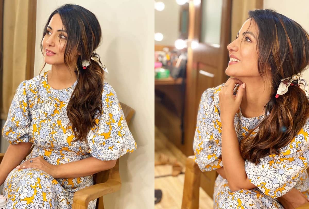 hina khan shares her pic in kaftan dress