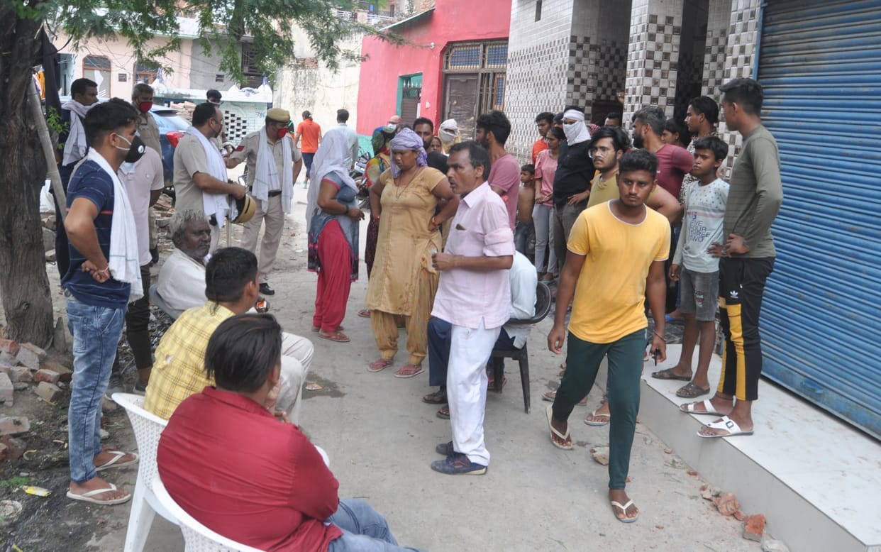 Two sides clashed over death of animal's child, stone pelting