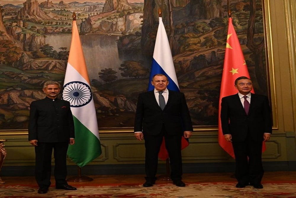 China tries to make score on Indo-Russian relations