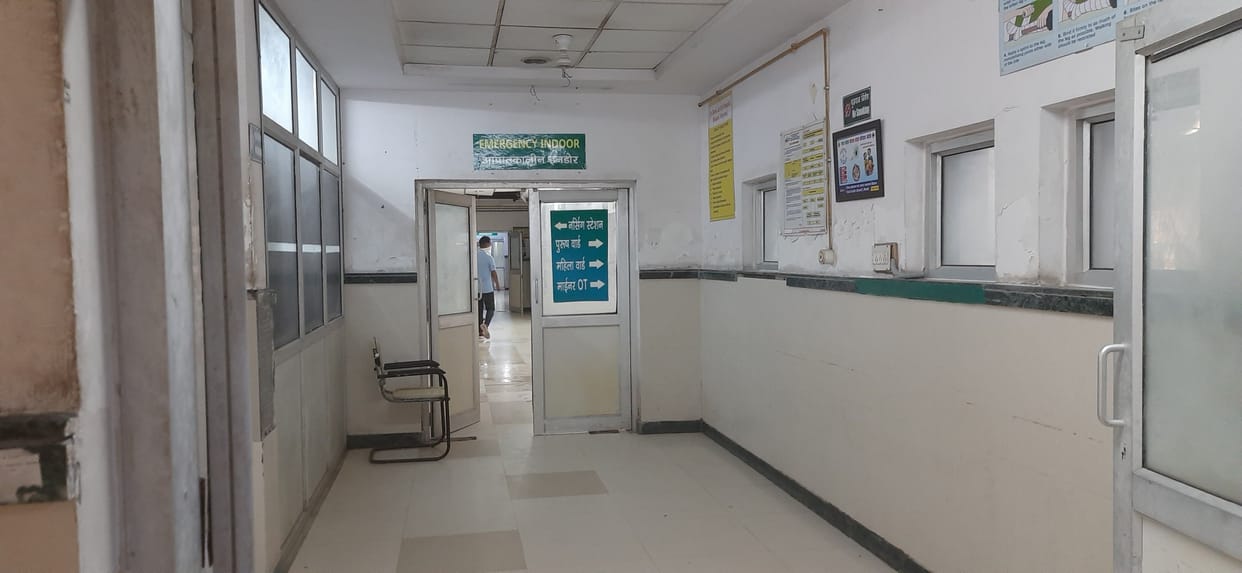 civil hospital, two positive, refer