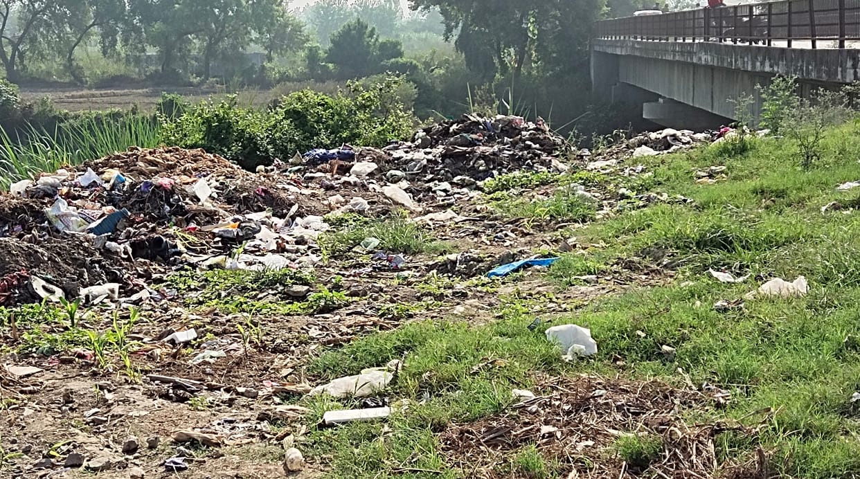 Nagar Panchayat garbage polluting Krishna