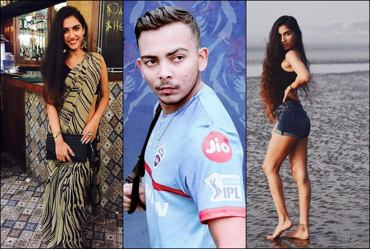IPL 2020 indian cricketer Prithvi Shaw dating color tv udaan actress model prachi singh