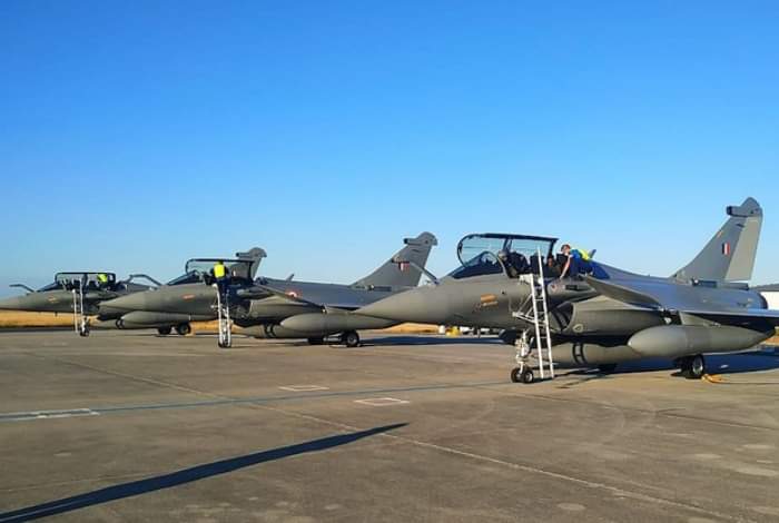Rafale Jet Inducted Formally into Indian Air Force at Ambala Air Base