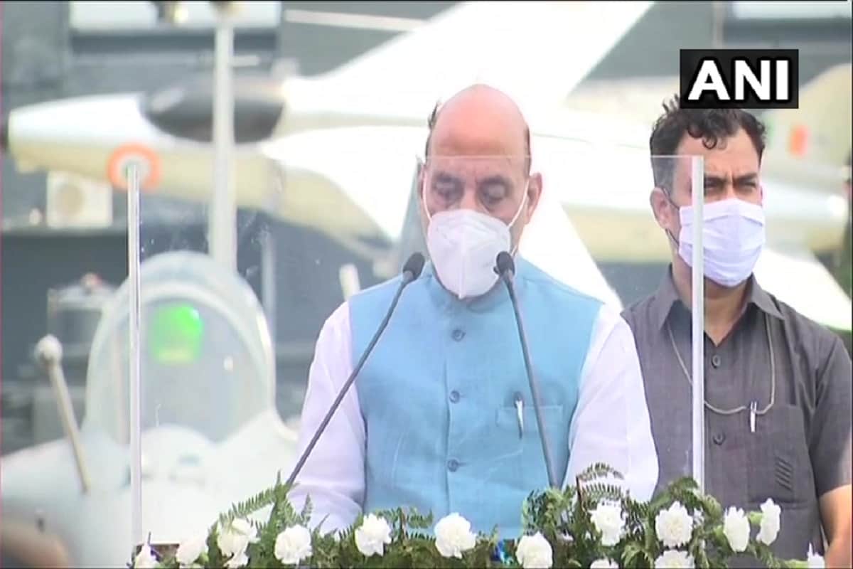 Defence Minister Rajnath Singh at Ambala airbase on Rafale jets says it represents strong ties between India and France