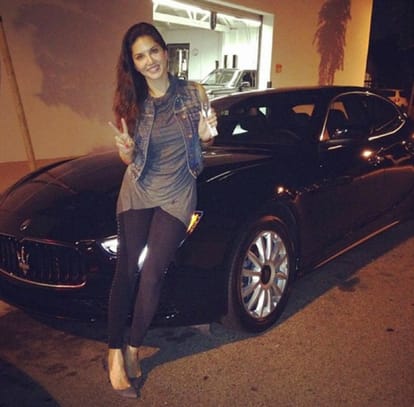 Bollywood Baby Doll Sunny Leone bought a new Maserati Ghibli