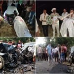 कासगंज हादसा: रात को हुआ शवों का अंतिम संस्कार