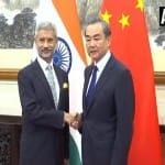 S Jaishankar and Wang yi
