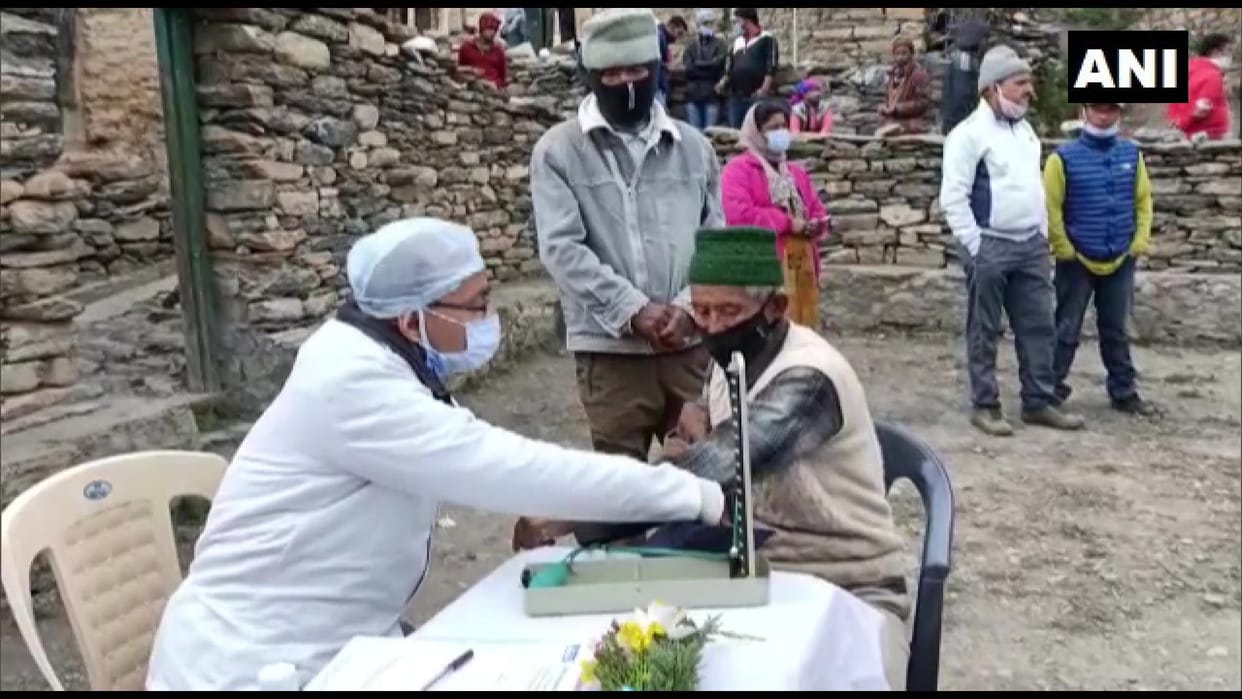 Uttarakhand: medical camp has been set up by NHPC indo china border in dharchula