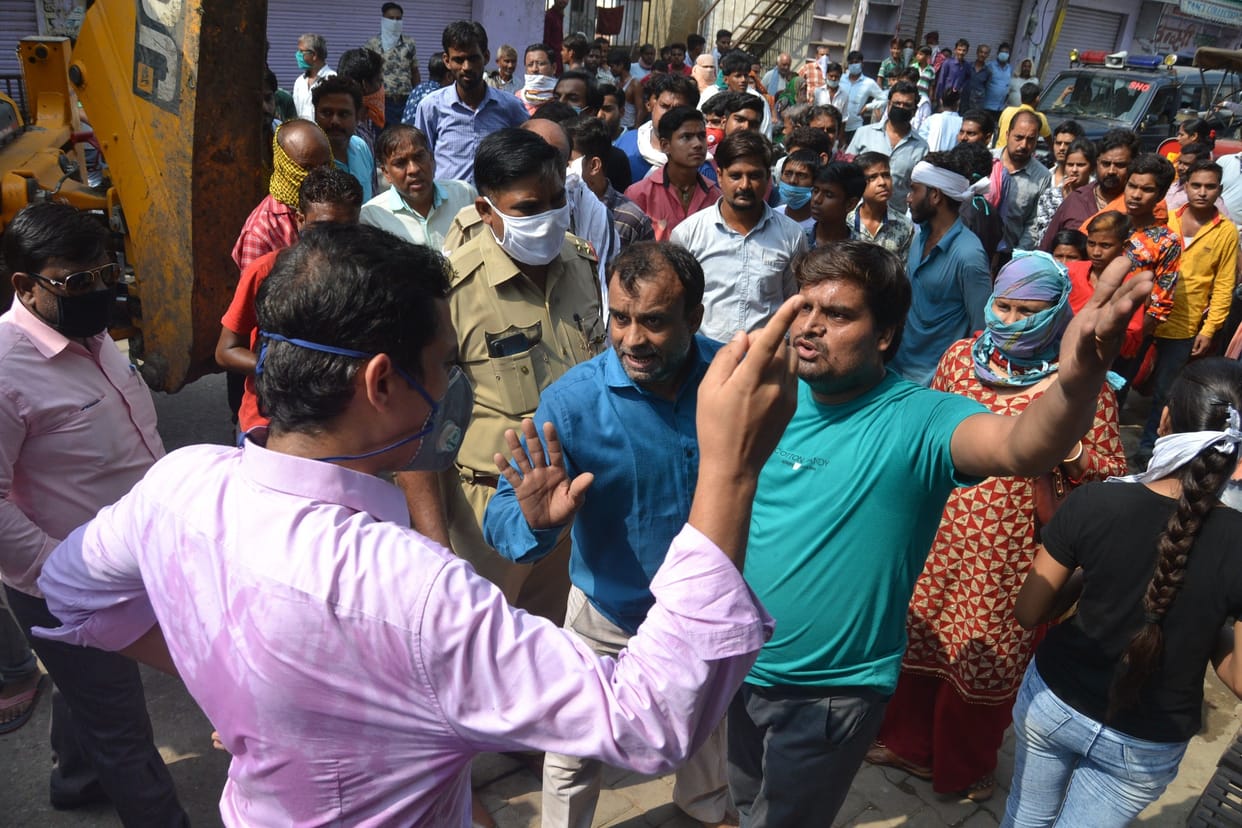 Hathras: Removed encroachments, shrill noises in many markets of the city