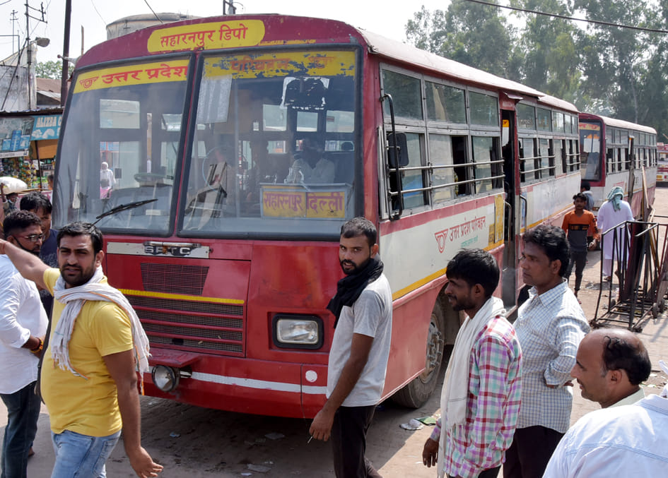 Roadways buses started in Delhi, waiting for Uttarakhand