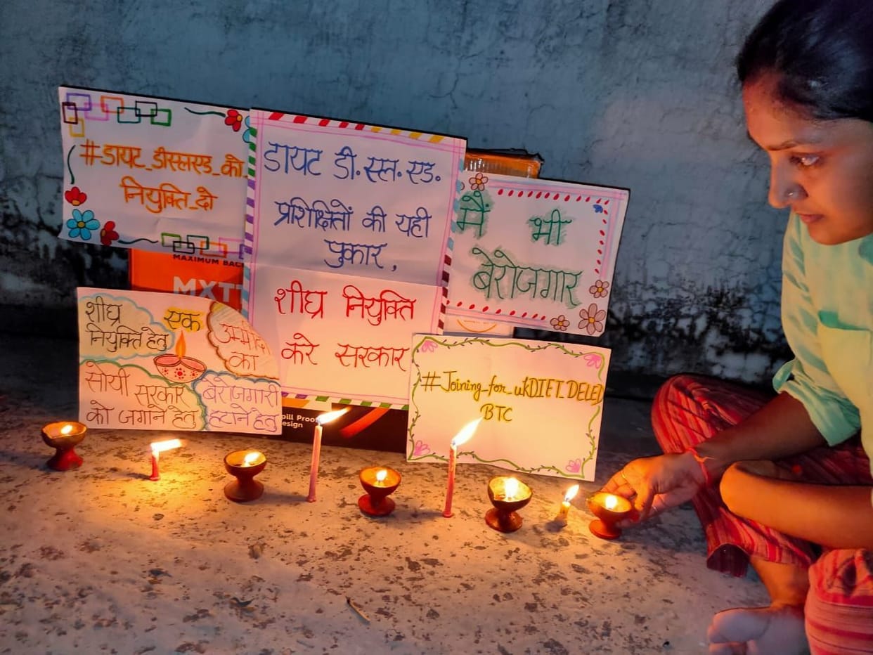 DLED trainers lit candles for appointment