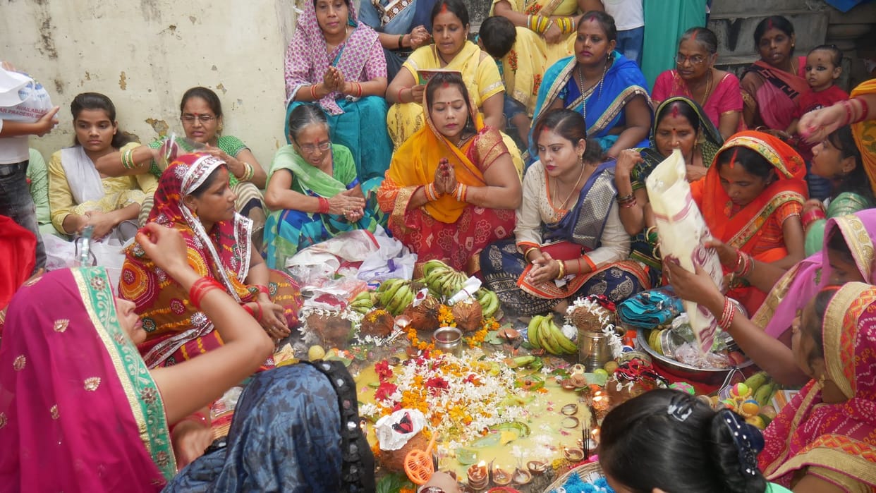 Mothers observed Nirjala fast to wish for son's health...