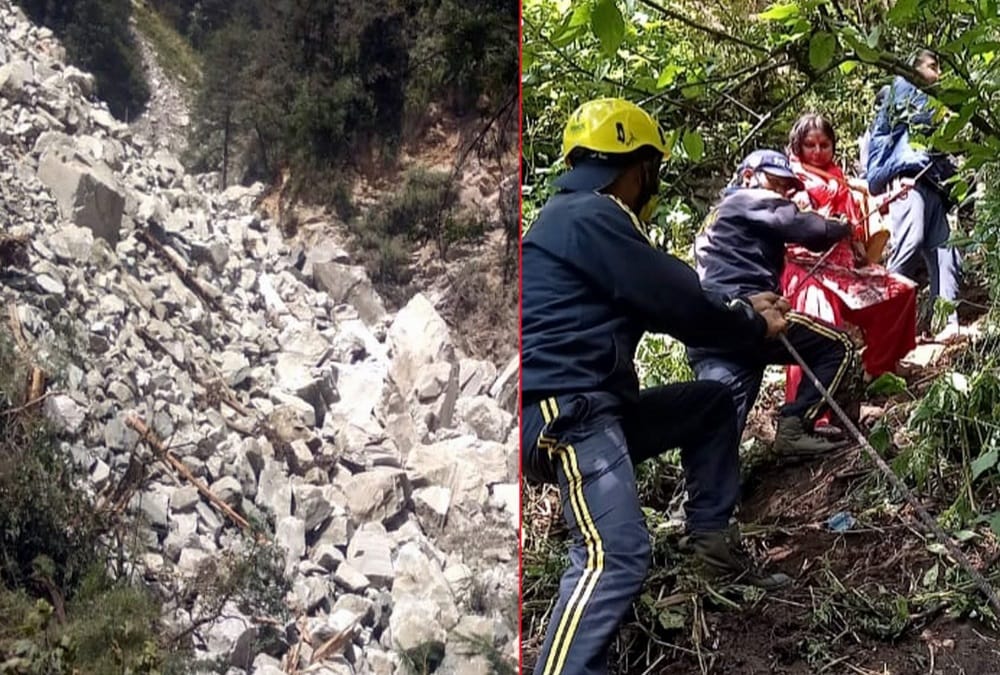 Weather Forecast Today Update in Uttarakhand News: Yamunotri Highway 40 meter Road Collapse, yatra stop