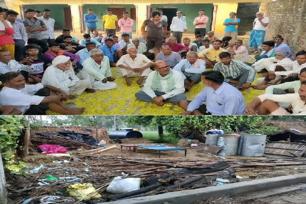 Bijnor News: looted and fire in sister house of accused after a child death case