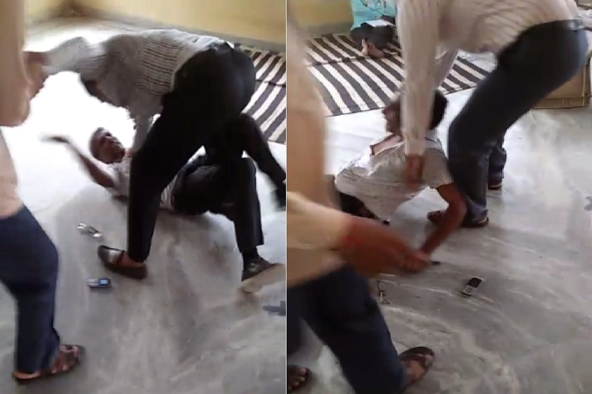 UP News: Lekhpal has beaten up a farmer in the tehsil of Bijnor