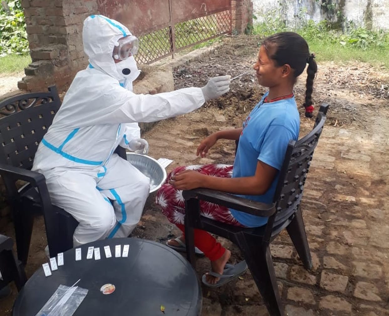 17 people infected including home guards