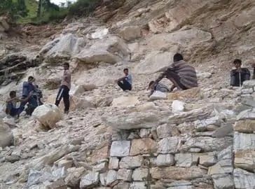 No Road in Village