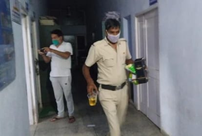 Employees found drinking alcohol in IDSP office of civil hospital