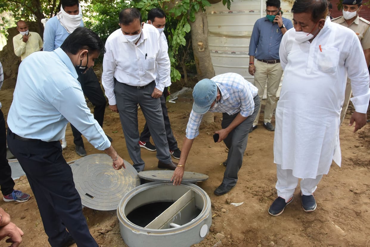Housing water treatment plant started in the district