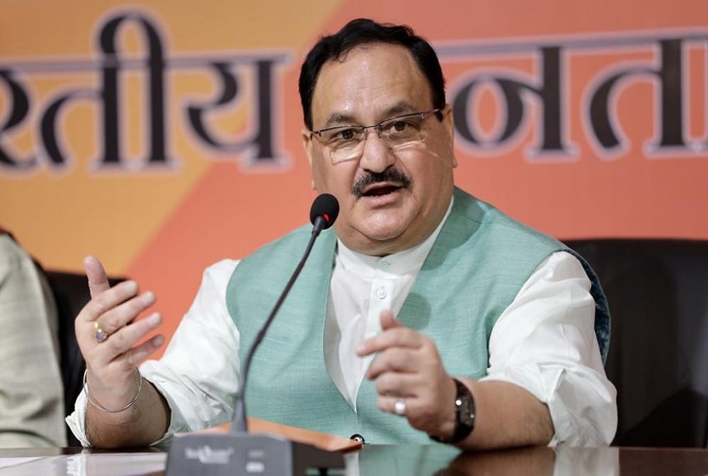 JP Nadda arrives in Patna on 2-day visit ahead of assembly polls