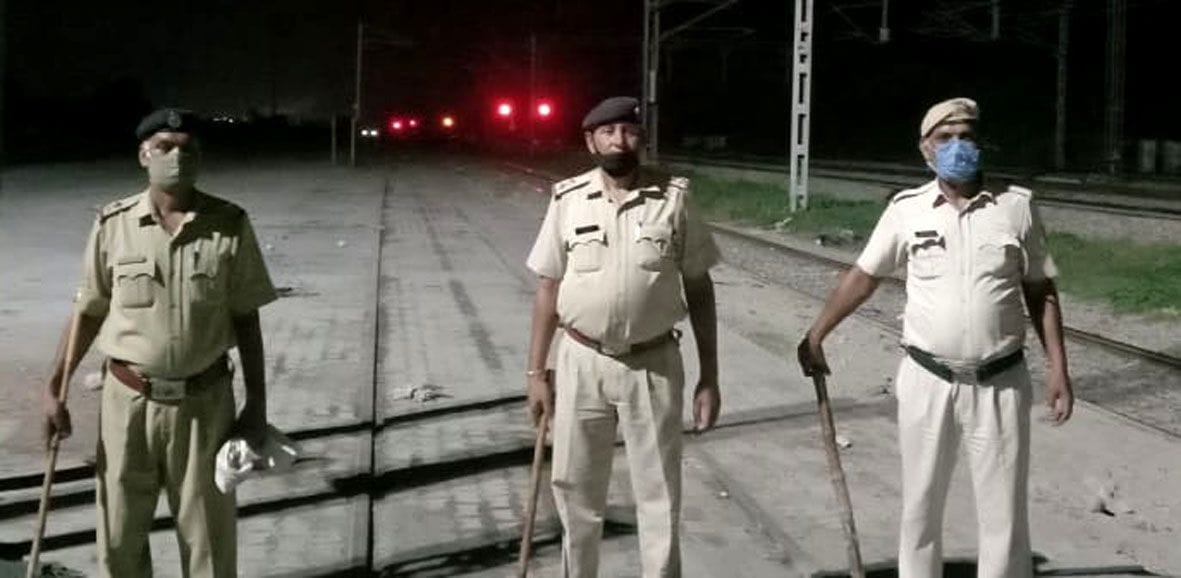 railway station guarded after terror threat
