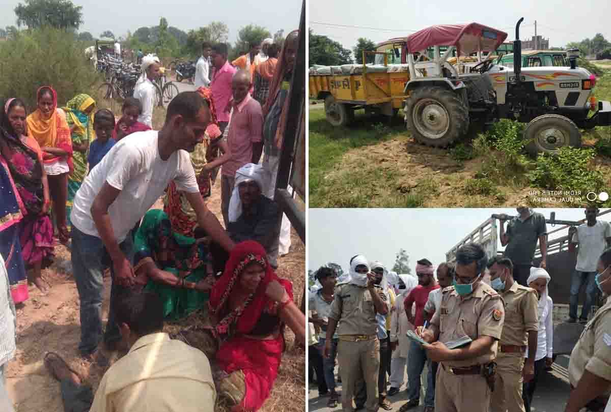 UP: High speed tractor collides with bike, two girls died on the spot