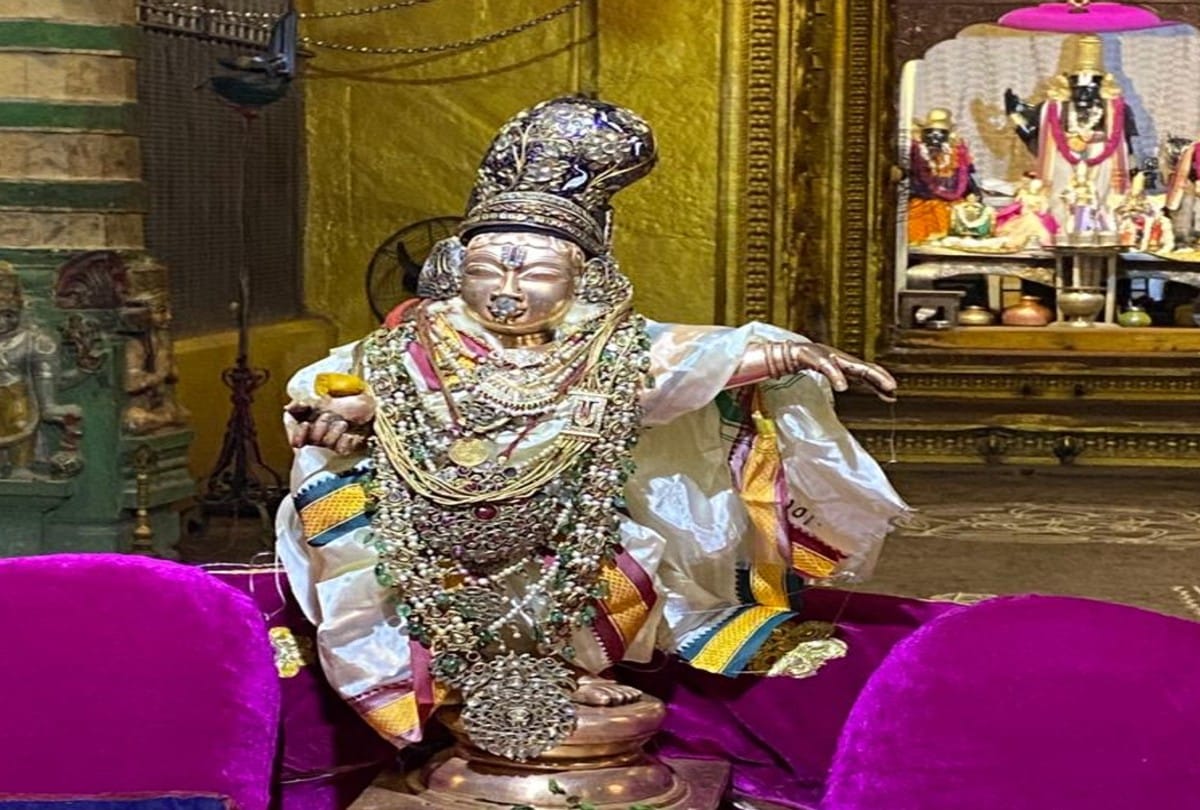 krishna janmashtami Celebrate In Rangji Temple Vrindavan