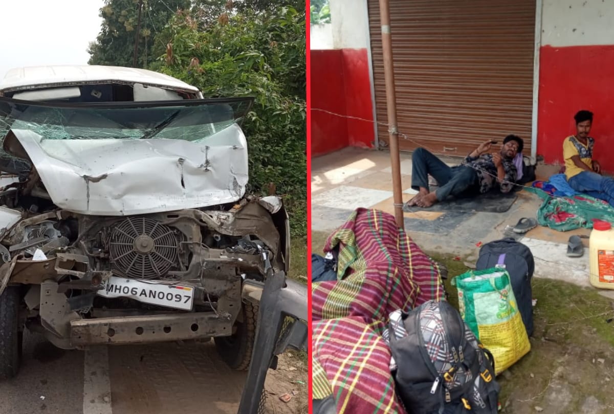 Seven workers injured in road accident at basti four lane