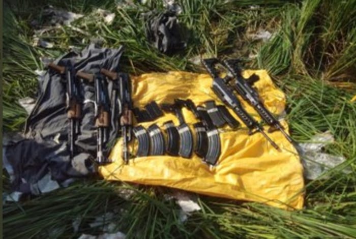 BSF troops foiled an arms smuggling attempt Via Indo pak Border Punjab
