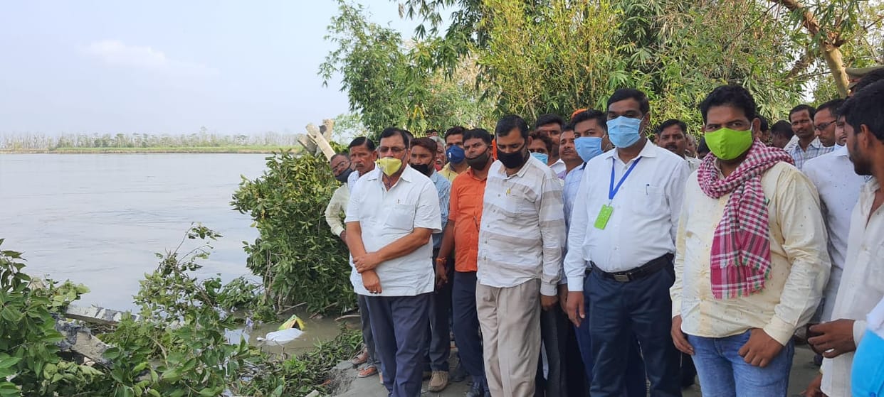 MLA inspection in Flood area