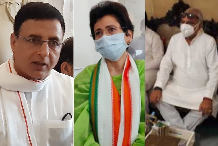 No Unity Seen in Congress Leaders, Bhupinder Singh Hooda, Kumari Selja and Randeep Surjewala
