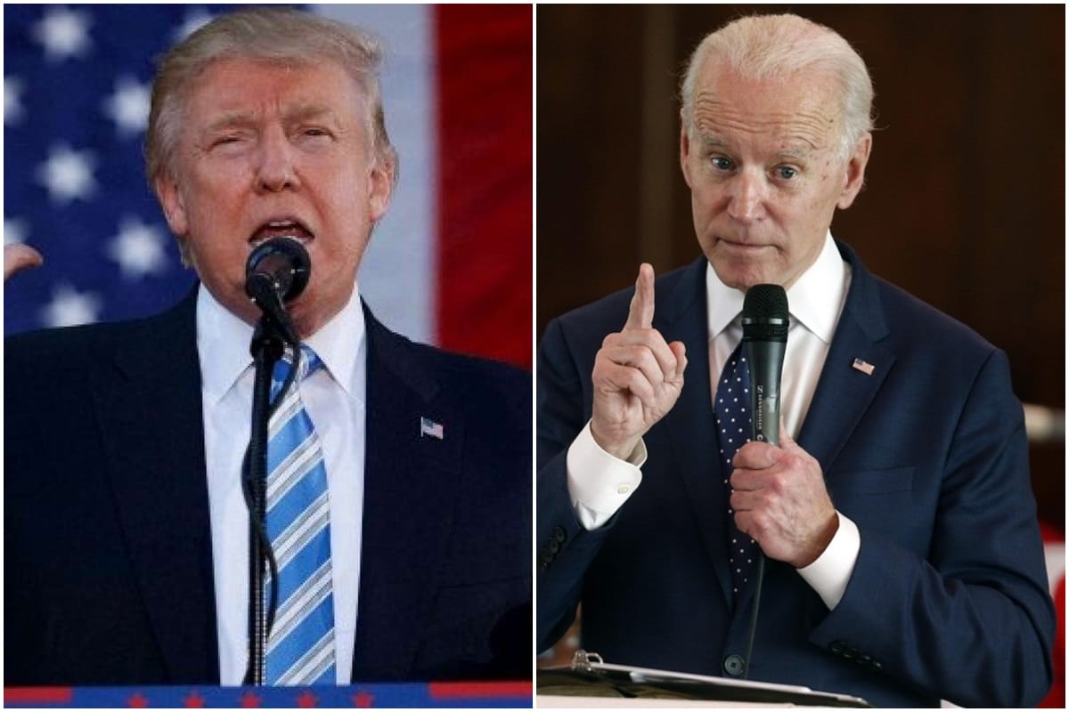 joe biden says that Trumps are spreading chaos among people
