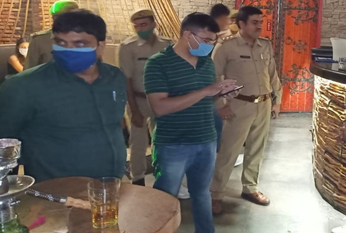 Ghaziabad hotel hookah and wine party 60 boys and girls arrested after police raid