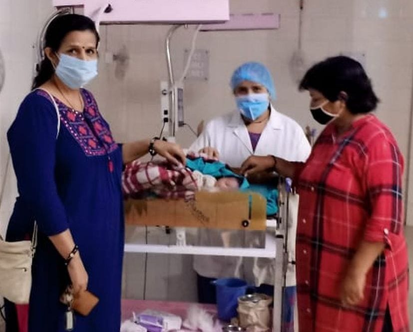 Newborn found on road side sent Almora Shishu Niketan
