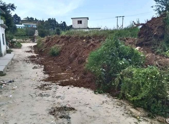 Movement of students brought color, Devidhura degree college road work started