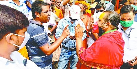 Railway officials of Ramganga Shiva temple demolished the dome