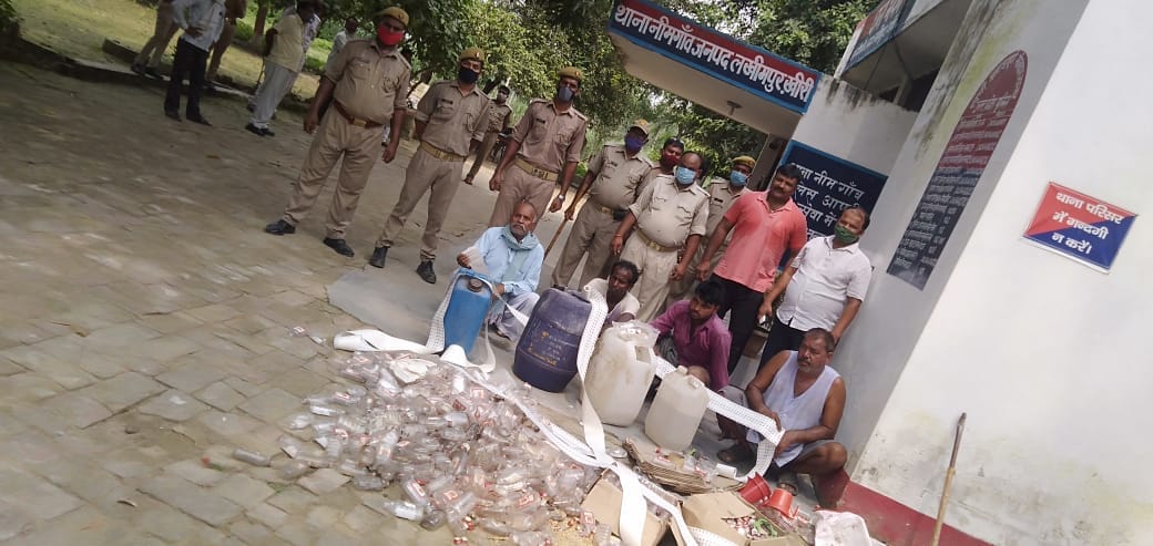illeagal liquor caught by police