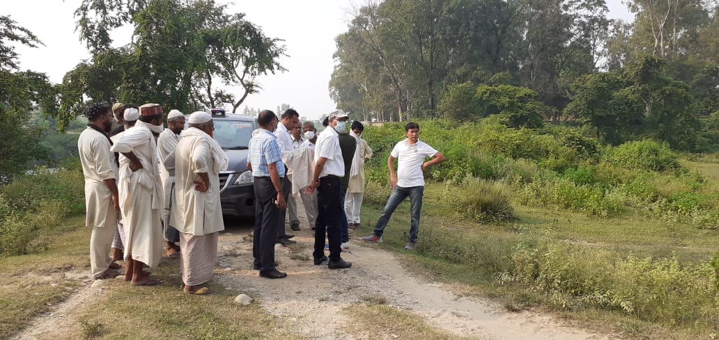 Land marked for rehabilitation of forest Gujjars